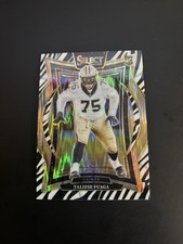 2024 Panini Select Taliese Fuaga Zebra Prizm #56 Concourse RC