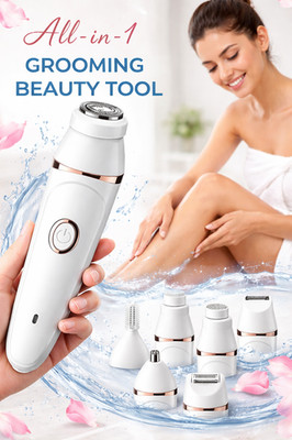7 in 1 Face Razor for Women, Instant & Painless Beauty Tools Kit for All Skin