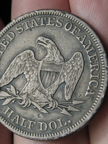 1854-P Seated Liberty Half Dollar — photo from the most recent tracked eBay sale