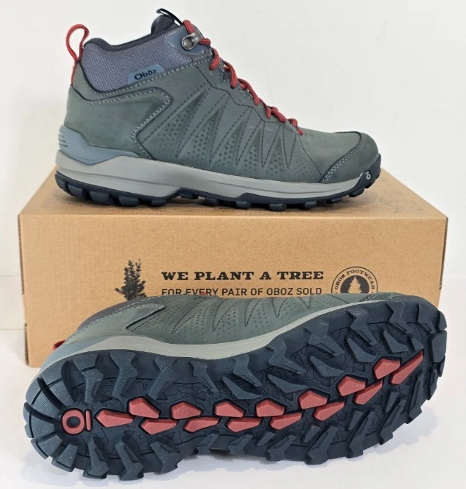 Oboz | Syper Mid Leather B-Dry | Outdoor Waterproof Shoe | Womens | Slate
