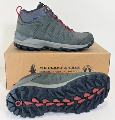 Oboz | Syper Mid Leather B-Dry | Outdoor Waterproof Shoe | Womens | Slate
