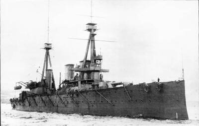 British Royal Navy Battleship HMS Indomitable SHIPPING NAVAL OLD PHOTO
