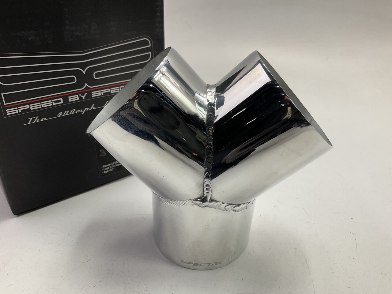 Spectre 9479 Aluminum DUAL Cold Air Intake YPipe Tube 3" OD X 5.75