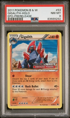Gigalith graded PSA 8 for sale on eBay