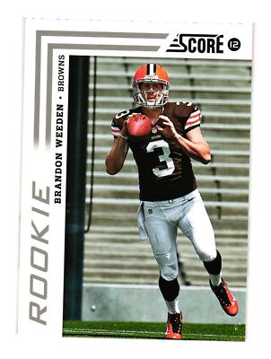 2012 Score #308a Brandon Weeden Cleveland Browns