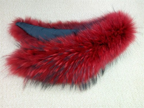 COLLO PELLICCIA di MURMASKY ROSSO FOURRURE de RENARD FOX LIGHT RED FUR - Foto 2 di 4