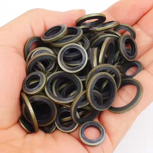 100X Oil Drain Plug Washer Gasket Assortment Kit M6 M8 M10 M12 M14 M16 Seal - Picture 4 of 12