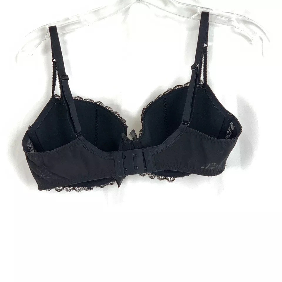 Sujetador de encaje negro Soma Intimates 34D con aros Foto 2 de 4