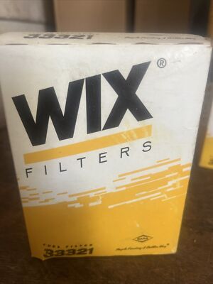 NOS Wix In Line Fuel Filter 33321