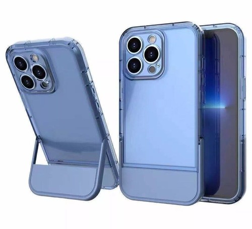 Shockproof Clear Stand Phone Case For iphone 15 Pro Max 14 12 11 SE 2022 7 8 - Picture 15 of 22