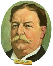 Vtg Classroom Decoration Die Cut US 27th President William H Taft 1909-1913