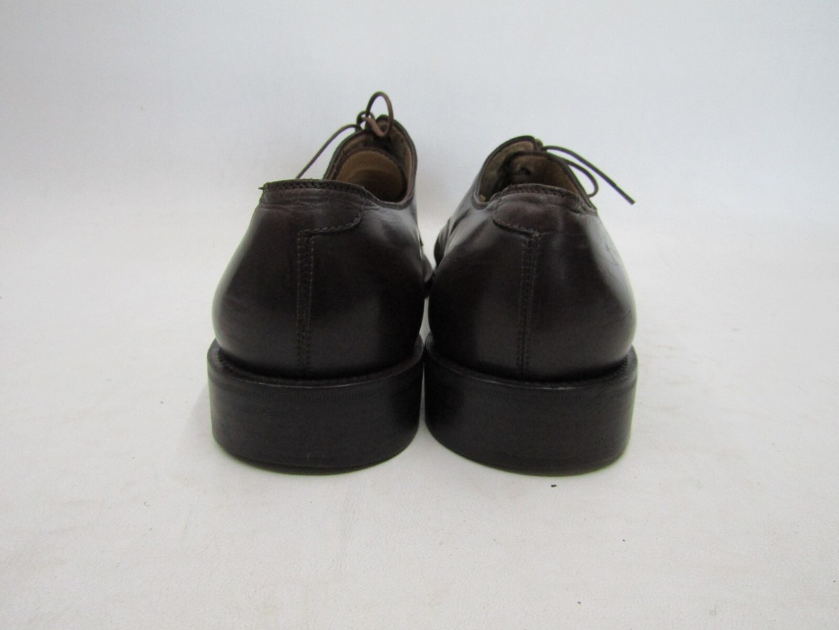 Salvatore Ferragamo Mens Size 10.5 EE Brown Leather Oxford 