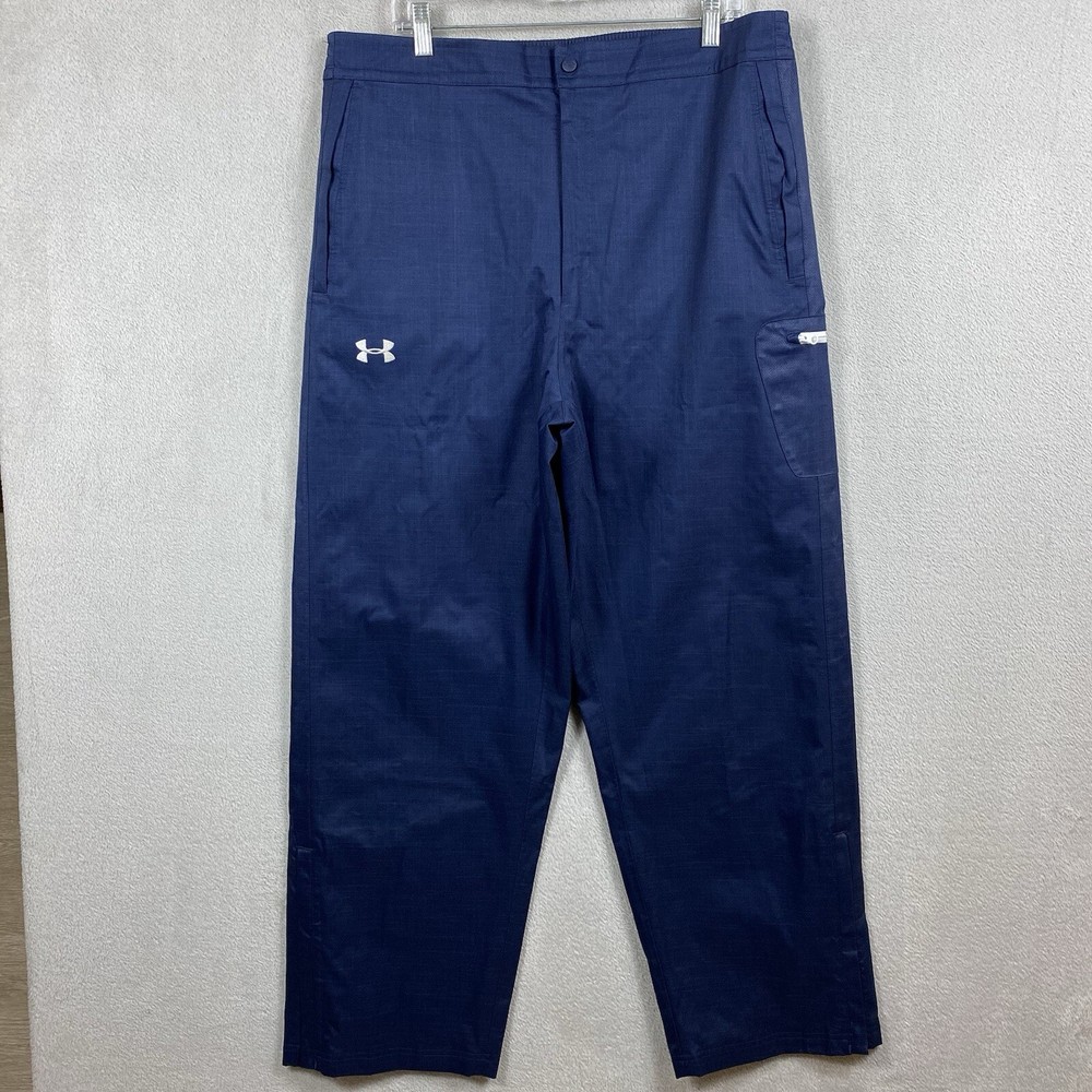 Under Armour Team ArmourStorm ColdGear Training Pant Mens XL Navy Blue 124859