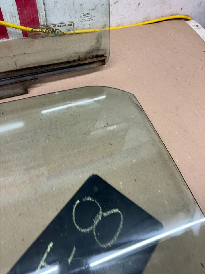 1980 - 1997 福特 F150 F250 F350 BRONCO 左右门玻璃窗套装一对 SUN-X — 第 4/4 张图片