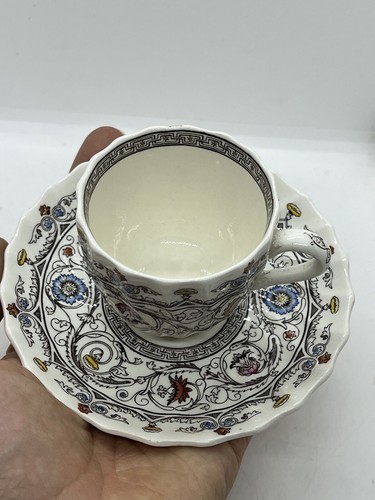 Vintage Copeland Spode Made in England Florence Demitasse Cup & Saucer EUC - Picture 6 of 16