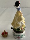 NIB 2000 Disney PHB SNOW WHITE Porcelain Hinged Trinket Box w/Basket of Apples — photo 6
