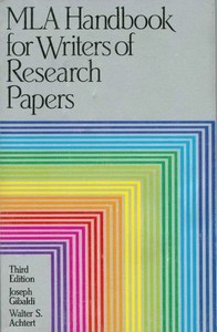 MLA Handbook for Writers of Research Papers Paperback ...