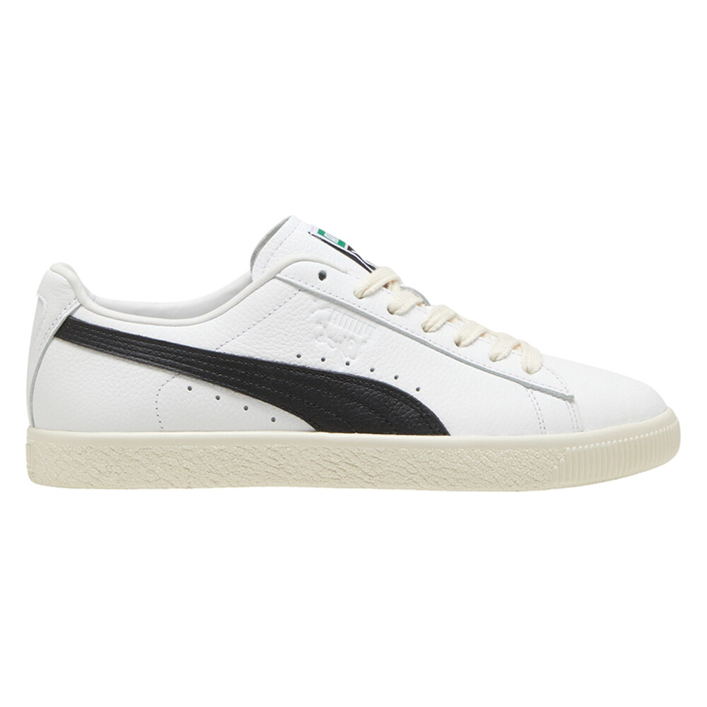 Мужские белые кроссовки Puma Clyde Leather на шнуровке, повседневная обувь 39870301