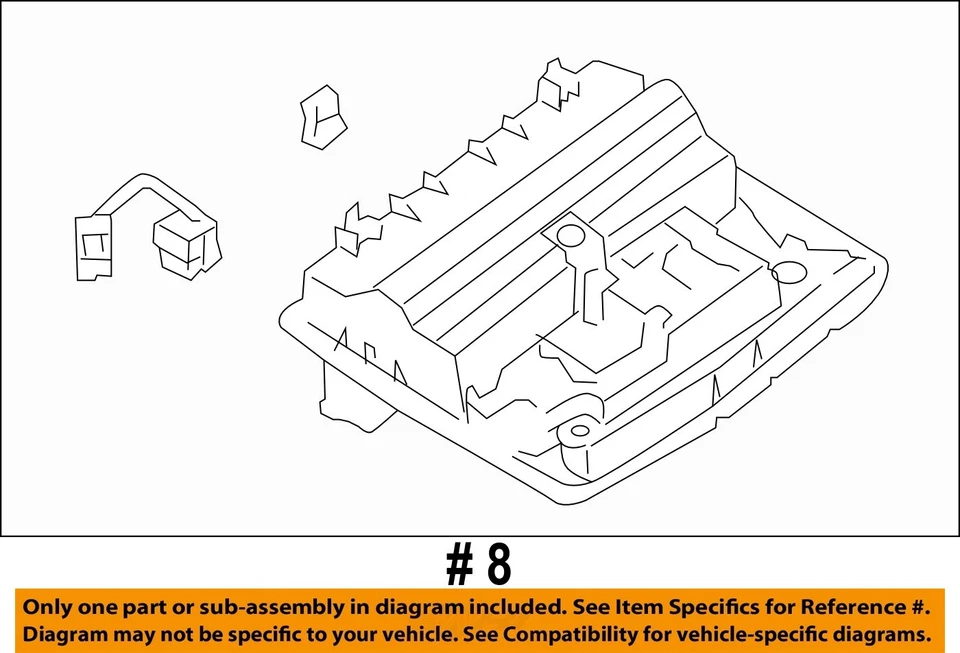 Consola central superior delantera usada se adapta a: Nissan Pathfinder 2017 techo sin navegación Foto 4 de 4