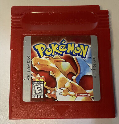 Pokemon Red Version Nintendo GameBoy Game Authentic