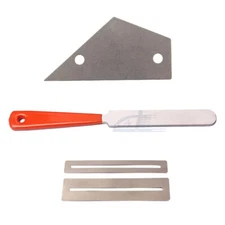 Guitar Fret Crowning File Leveling Tool Rocker Fretboard Protectors Guard Set