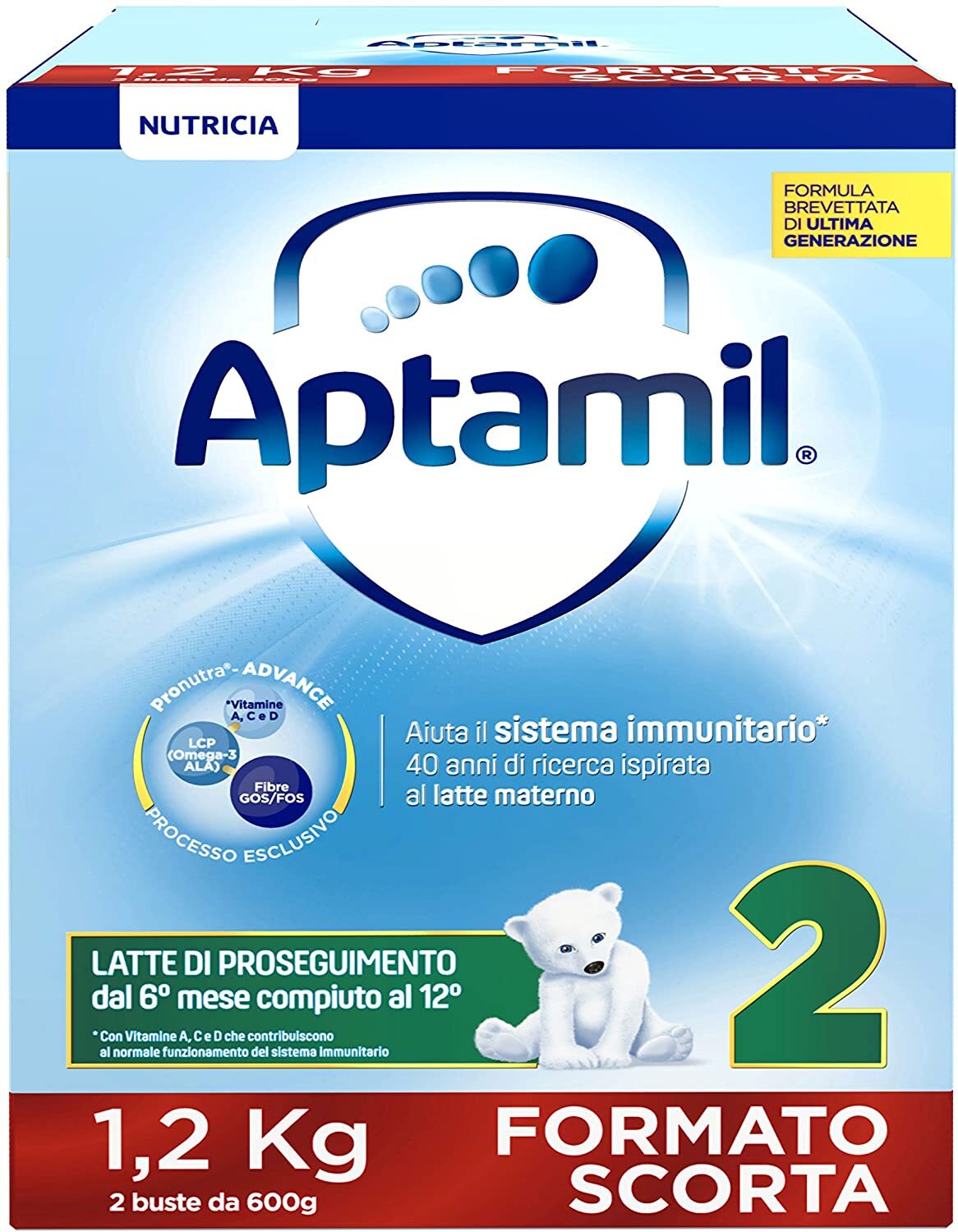 Aptamil Latte 2 1200gr Polvere