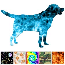 Labrador Chesapeake Dog - Decal Sticker - Multiple Patterns  Sizes - ebn6554