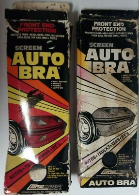 Lot of 2 Carewear Screen AUTO BRA 26'' by 84'' Model AB-950B Unused No Manual NOS