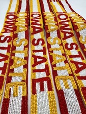 Iowa State RED Handmade Beaded Purse Strap. BEAUTIFUL 