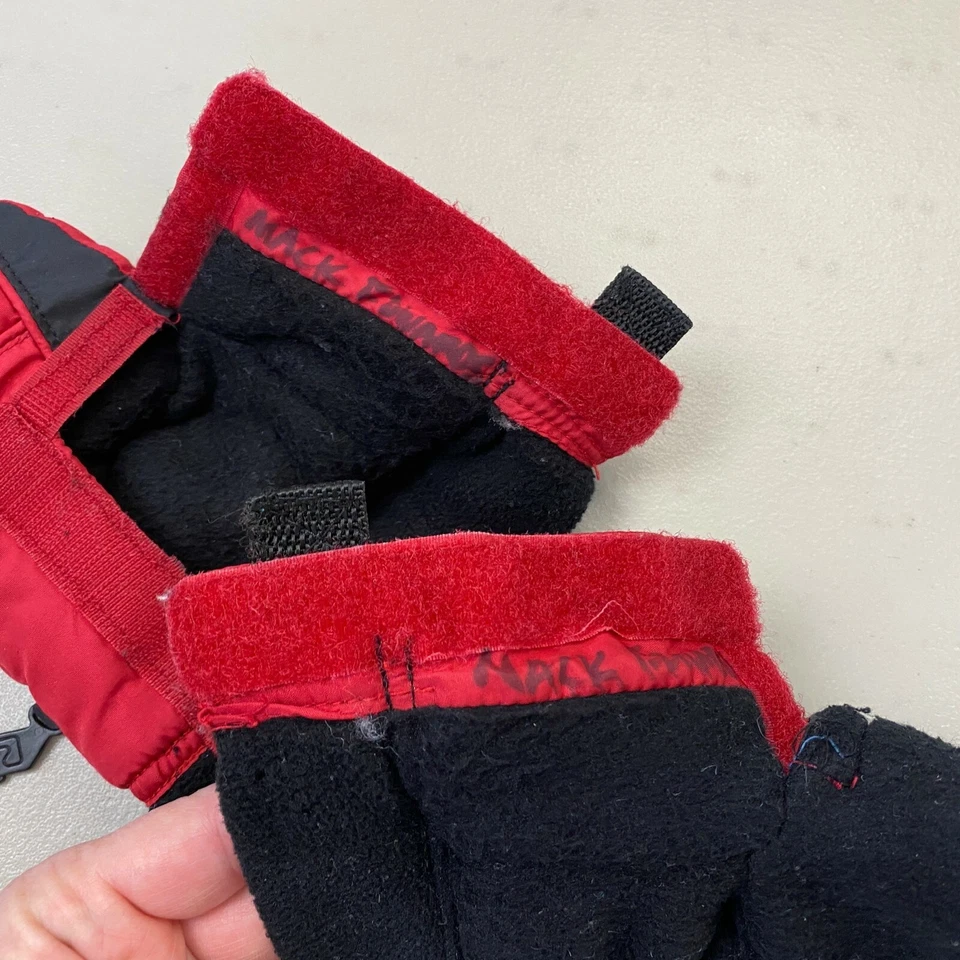 Kombi Mittens Youth XS Boy Girl Red Black Easy On Mitt Snow Ski Winter - Image 4 of 4