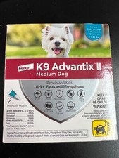 K9 Advantix II Flea  Tick Treatment  Prevention for Medium Dog 2 Dose 0631