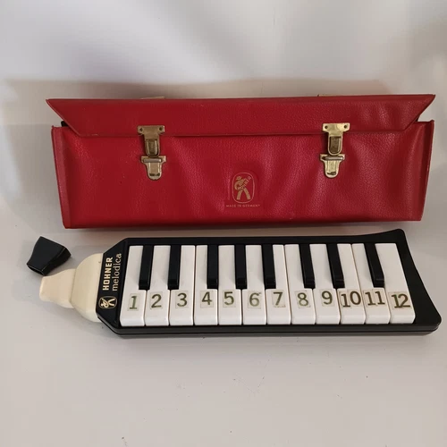 Hohner Melodica Piano With Case Vintage 