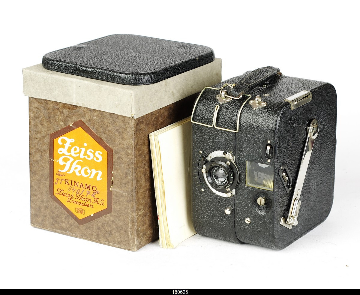 Zeiss Ikon Kinamo Movie Camera 35mm Tessar 3.5/4cm w/ Orginal Box