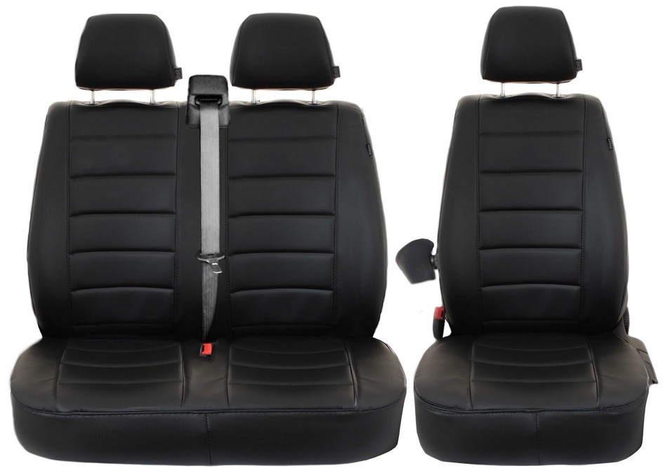 Ford Transit Connect Bis 2018 Maß Sitzbezüge Vorne 2-Sitzer: Kunstleder/schwar