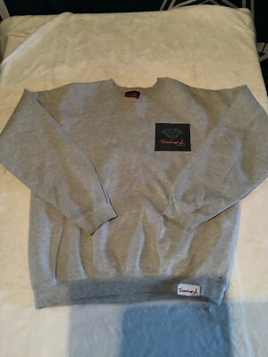 Pull Col Rond Diamond Supply Co. - Homme Taille M - Noir - Occasion état Très Correct