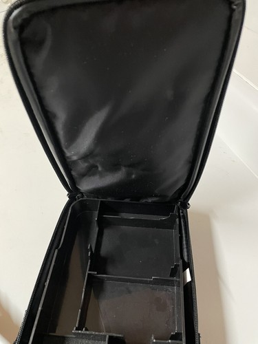 Vintage Official Nintendo Gameboy Carry Case Travel Bag Black Strap w/ Tray G1 - Picture 6 of 6