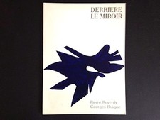 Derriere le Miroir#135-136, Georges Braque lithographs, 1962 vintage INV2086