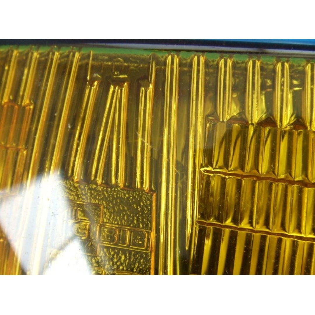 JDM USED CIBIE 35 square fog lamp old Plated body yellow lens for