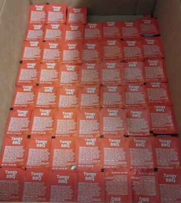 100 McDonald's Tangy BBQ BARBECUE Sauce Dipping Chicken Nugget Dipping Sauce