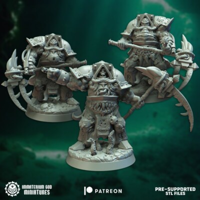 3er Set Abyssal Life Stealers - Immaterium God/Sci-Fi/Tabletop Miniatur