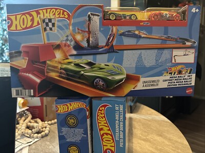 Cars Hot Wheels Mega Rally Set Hot Wheels Mega Rally Track Set