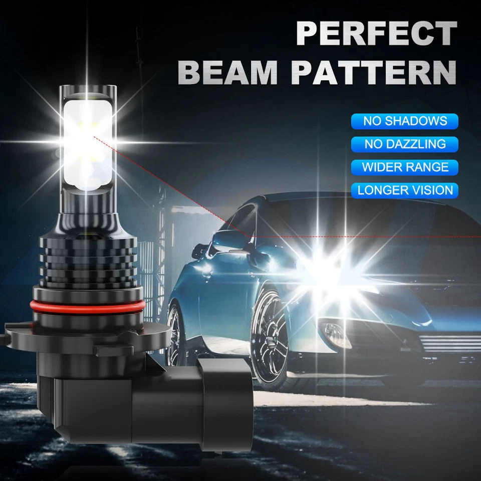 For Scion XB 2004 2005 2006 4X H4+9145 LED Headlight Hi/Lo + Fog Light Bulbs Kit Foto 4 de 4