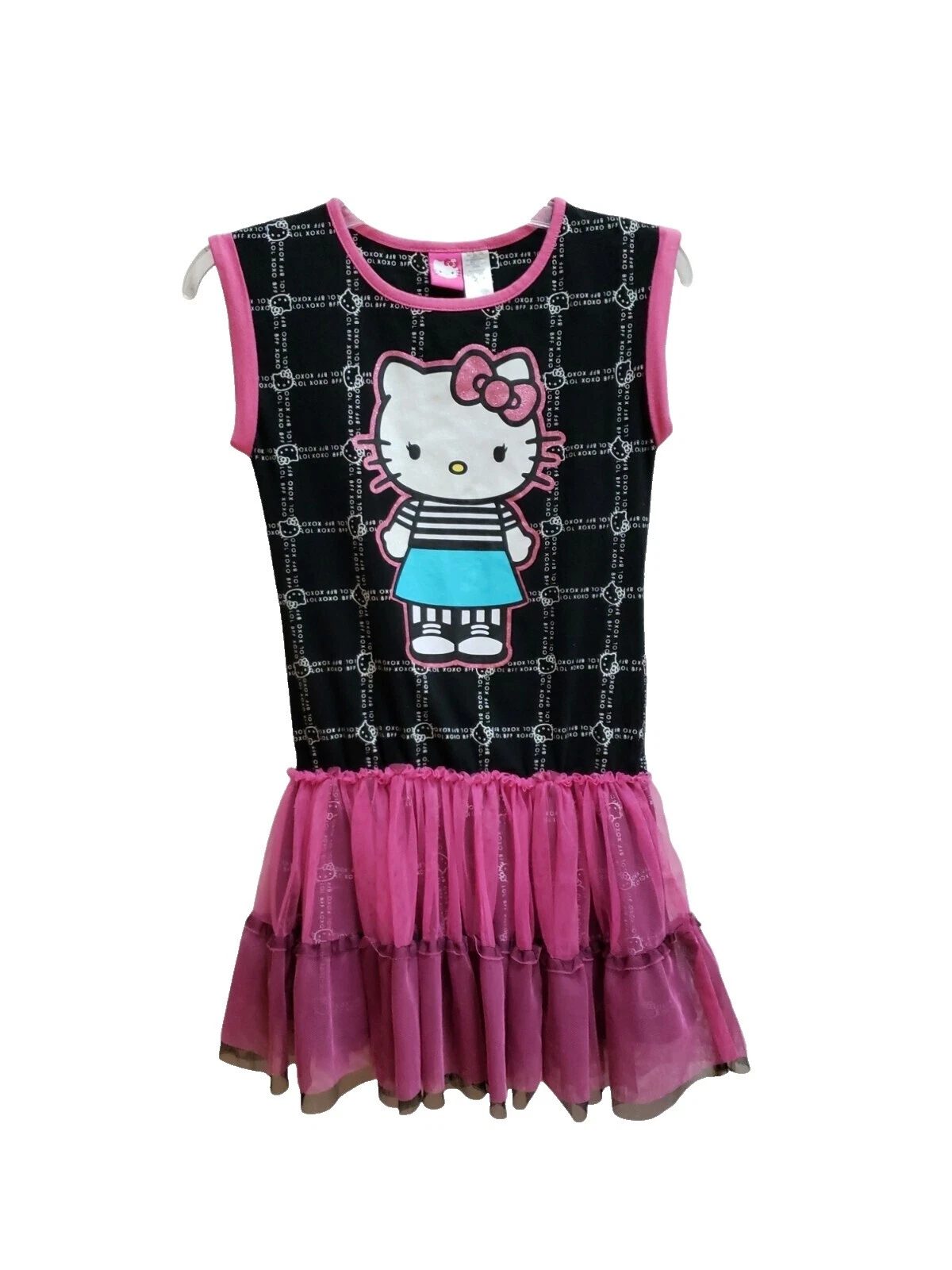 Hello Kitty Girls' Multicolor Tutu Dress