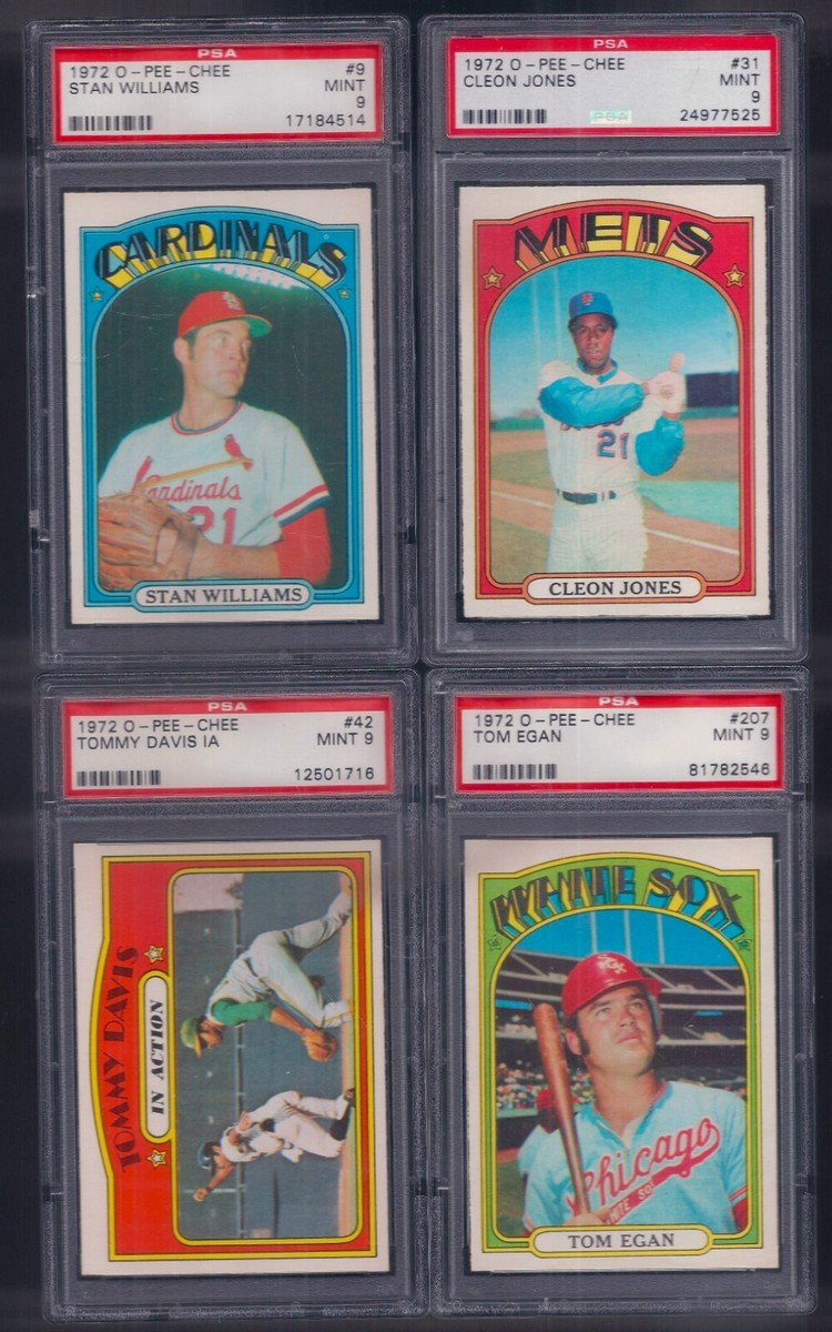 おchipちゃん PSA 9 1972 OPC O-pee-chee by Topps #440 Billy Williams Chicago