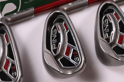 Ping G15 Eisen / 6-PW / White Dot / Regular Flex Ping TFC 149 Schäfte
