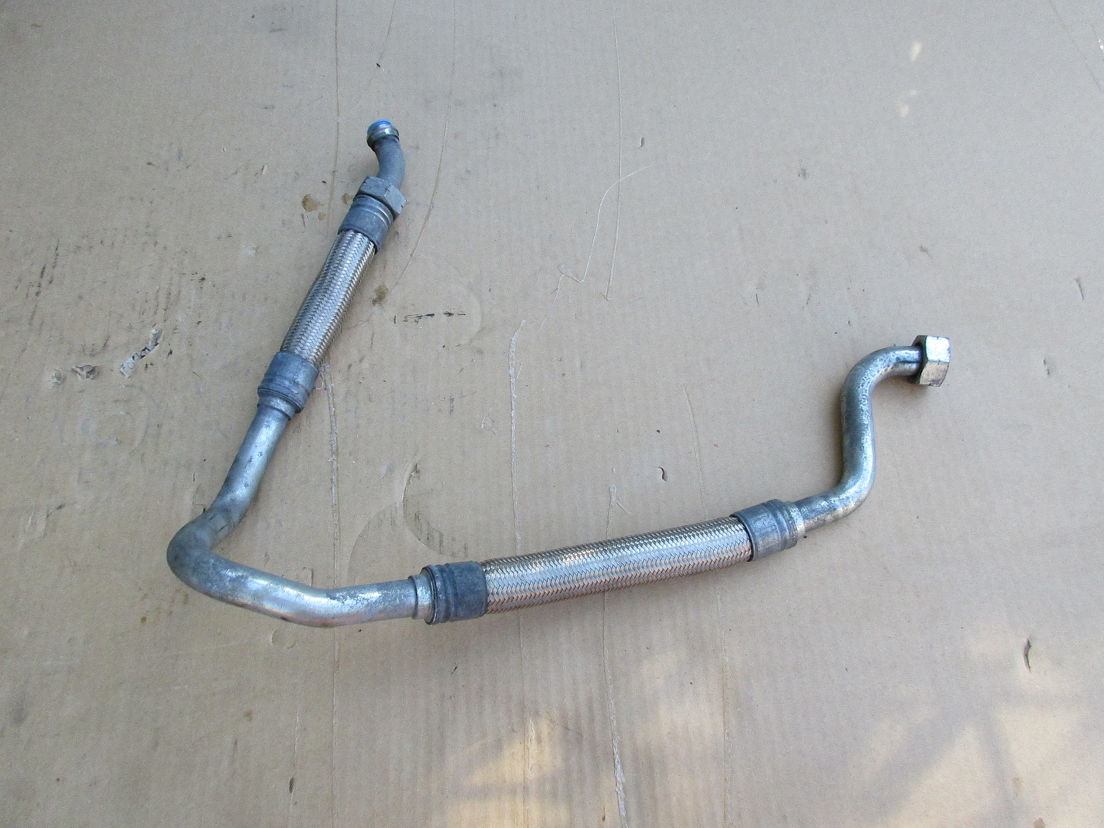 04 Lamborghini Murcielago #1025 Upper Oil Tank Line Hose Pipe 07M117413