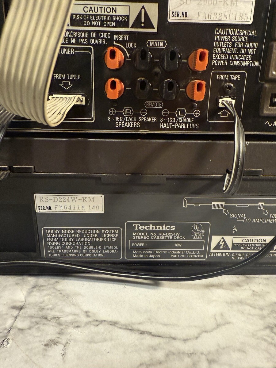 Technics Amplifier Tuner Cassette Equalizer SU-Z900 ST-Z990 RS