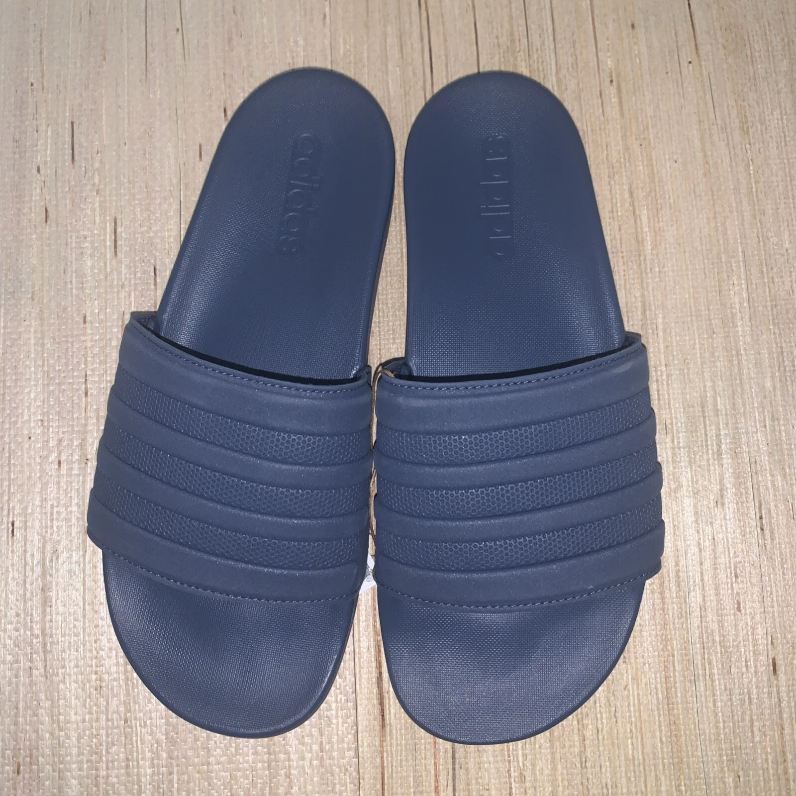 Adidas Adilette Comfort Slides Sandali Donna 8 Uomo 7 Blu (Inchiostro Preloved) Nuovi con etichette