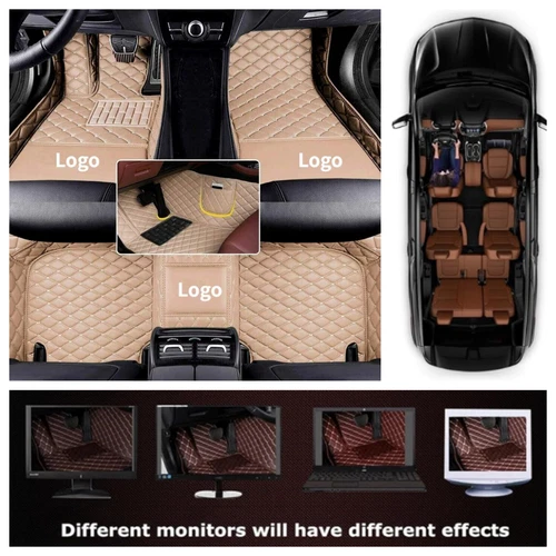 For Smart All Models Car Floor Mats Carpets Anti-Slip All Weather with Pocket - Imagen 22 de 37