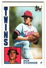 1984 Topps - #268 Jack O'Connor
